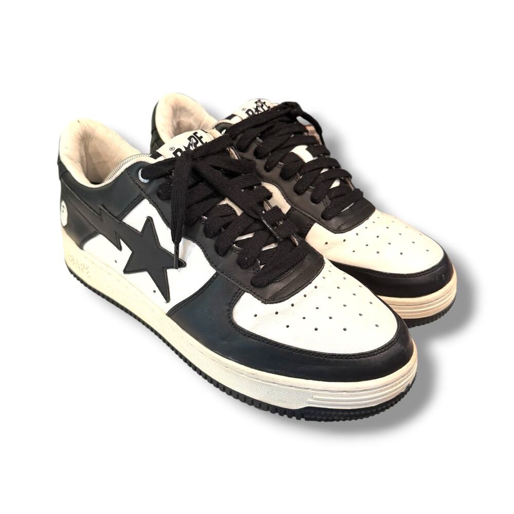 Size 12M - A Bathing Ape Bapesta ‘Black’ Sneakers